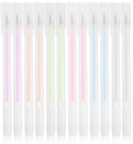 MADGININE 12 PCS Glue Pen,Glue Pens for Crafting,Precision Glue Pen,Ballpoint Glue Pen,Quick Dry Glue Pens,Cute Macaron Glue Pen,Suitable for Crafting,Scrapbooking,Card Making,School Supplies
