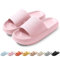 HEOAARG Ciabatte Uomo Donna Casa Comode Slide Pantofole a Nuvola Antiscivolo Ciabatte Piscina Morbide Ciabatte Aperte Estive Leggero Ciabatte Doccia Spiaggia Interno Esterno，Rosa,36-37 EU