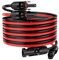5M Solarkabel 4mm2 PV Kabel 4mm², 2×Solar Kabel Solarkabel 5M Photovoltaik Kabel für PV Module(Rot-und-Schwarz)
