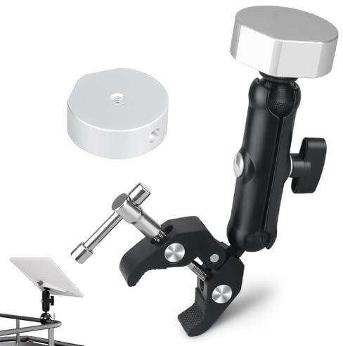 Mini Mount, Supporto Regolabile Mini Pole Clamp per Scale Campers, Guardrail e Yacht, Accessori Mini, Compatibile con 2024 Adattatore per Tubo Originale