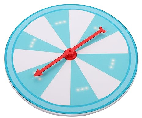 CVUTOVO Kreatives Drehkreuz Wandbehang 20cm aus PVC Leicht und Tragbar für Party und Freizeit Lustiges Gewinnrad für Erwachsene und Kinder