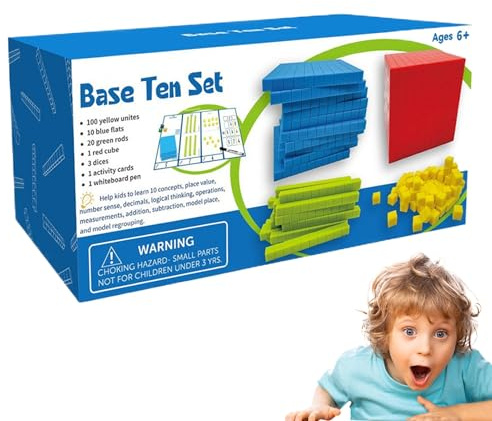 Generico Recuento de de matemáticas - Base Diez, de Aprendizaje numérico, Juegos de Aprendizaje matemático | Conjunto de manipulación práctica, Herramientas de Desarrollo de numeración