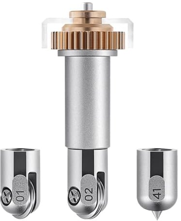 Gravierspitze + Einzelnes Punktrad + Doppeltes Punktrad + Antriebsgehäuse, Punkterad-Kombipaket für Maker 4/3/Maker | Zum Erstellen von Tags/Geschenkboxen/3D-Heimdekor, weiche Metalle, Leder, Acryl