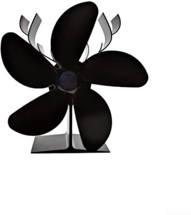 5 Blade Fireplace Fan， Electric-Free Heat-Powered Winter Fireplace Fans, Burning Stove Fan For Burning Stove Ice Fishing Outdoor Heater