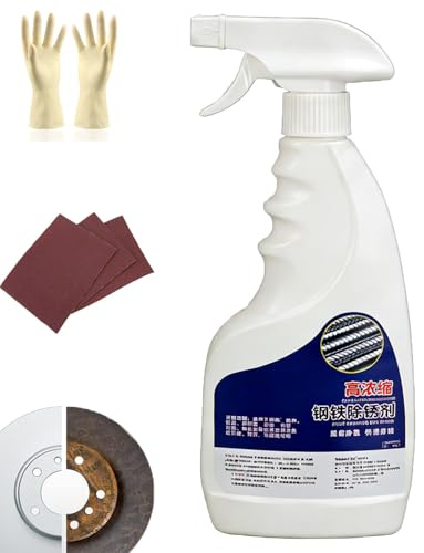 Quorven Rostentferner 500ml, 1/2/3PCS Entrostung Von Metallen, Stahlstangen Und Gusseisen, Powerful Metal Rust Remover, Einfach Anzuwenden (1)