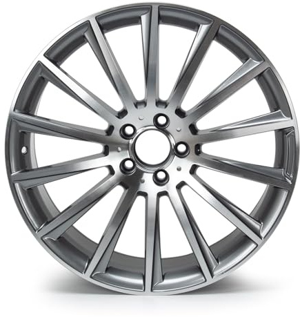 Bteirac Felgen 20 Zoll, 20x8.5 ET40mm 5x112 Hub Hole 66.6mm, Autofelgen Kompatibel mit Mercedes S500 S550