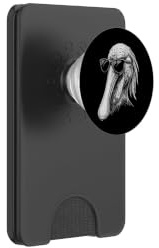 Spatule Blanche Lunettes De Soleil Ornithologue Cool PopSockets PopWallet pour MagSafe