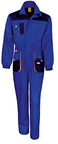 Ergebnis R321 X work-guard Lite Overall ,Mehrfarbig (Royal/Navy/Orange), L