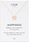 LUUK LIFESTYLE Wasserfeste Edelstahl Halskette mit Anhänger, moderner Schmuck, Geschenkidee für Damen, Glücksbringer für Frauen, feminin & filigran, Kette mit Herz, Symbol Liebe, roségold
