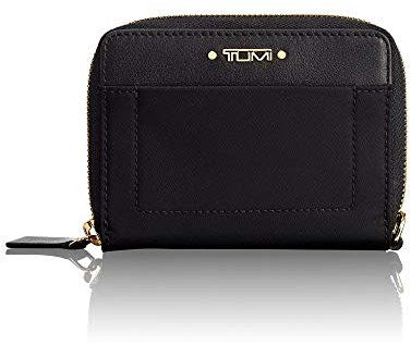 Tumi Voyageur SLG Tri Fold Zip-Around Kreditkartenhülle, 12 cm, Black