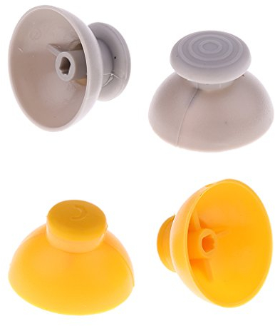 F Fityle 4X Analog Thumbsticks Grips Thumb Sticks, Austausche Analogstick Thumb Grip Sticks Kappen Joysticks Aufsätze, Analog Stick Kappen Caps Ersatz für Gaming Switch Controller