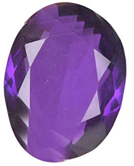 REAL-GEMS Brasilianischer Veilchen Amethyst 31,00 Ct Lose Edelstein Feinster Ovalschliff Veilchen Amethyst Für Anhänger