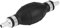 Handpumpe Umfüllpumpe Notpumpe Kraftstoff-Pumpball Kraftstoffleitung Pumpe Gummi Kraftstoffübertragung Vakuumtankleitung Handprimerpumpe Zubehör für Marine Boat (10mm)