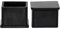 Flyshop 10Pcs Black Non-Slip Silicone Chair Leg Caps Floor Protectors Square Furniture Table Covers, 1-Inches x 1-Inches, 25mm x 25mm
