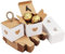 50Pcs Kraftpapier Candy Box, Kraftpapier Boxen Gebäck, Kraftpapier Boxen, Kraftpapier Geschenkbox, Kraftpapierbox Mit Braunem, Für Geschenkverpackunge (weiße)