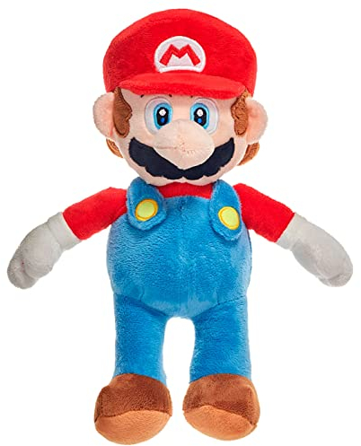 Playbyplay Plüschtier Super Mario Bros 60 cm Qualität Super Soft Original Mario Bros Plüschtier Großer Mario