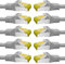 BIGtec LAN Kabel 10 Stück 2m Netzwerkkabel CAT7 Ethernet Internet Patchkabel CAT.7 grau Gigabit doppelt geschirmt Netzwerke Router Switch 2 x Stecker RJ45 kompatibel zu CAT.5 CAT.6 CAT.6a CAT.8
