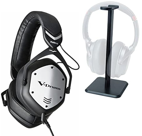 Roland VMH-D1 - Cuffie per batteria elettrica da studio + treppiede da tavolo Keepdrum