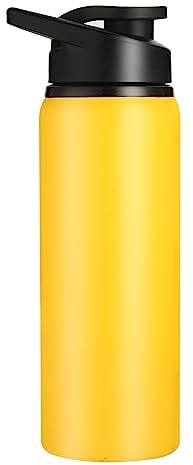 Worparsen Sport Kettle Lightweight Sports Beverage Water Jug Multi-purpose Food Grade Yellow 700ML