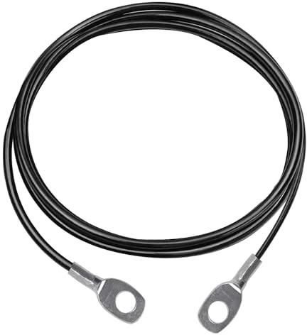 Taeku Câble De Gymnastique, Lourd Devoir 6 mm Remplacement de Câble Poulie Métallique Câble Machines Accessoires pour Salle de Gym à Domicile (1,5M)