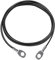Taeku Fitness Cavo, Acciaio Impieghi Gravosi 6 MM Cavi da Palestra Accessori per Macchine a Cavo per la Palestra di casa per Casa O Palestra (1,5M)