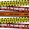 PAIVSUN 3 Rollen Absperrband Halloween, 7,6cm x 15m pro Rolle Absperrband Gelb Schwarz Rot Weiß Zombie Warnband Danger Caution Tape Halloween Deko Outdoor Garten Party Dekoration Horror