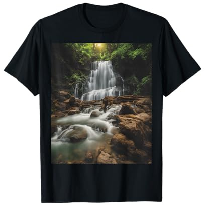 Waterfall Style Life: Pastel Falls And Nature Calls T-Shirt