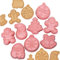 Yealoo 8 Pcs Emporte Pièces Noël,Moule Biscuit Forme Biscuit Noël Plastique