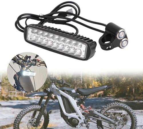 IUVWISN Motorrad Lichtleiste LED Wasserdicht Schalter Lichtleiste für Sur Ron Light Bee X/S für Segway X160 X260 Elektro Dirt Bike