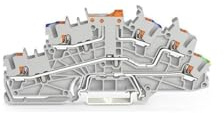 Installationsetagenklemme, mit Drücker, WAGO 2203-6641