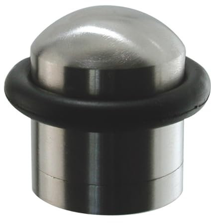Aretro Satin Nickel Door Stop Dome Metal