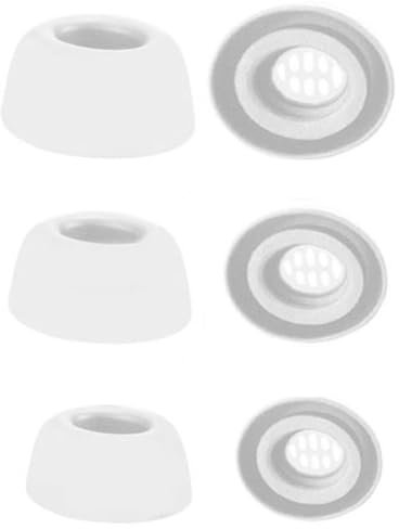 Replacement Earbuds Tips Silicone Ear Tips for an-ker Sound-core Liberty 4 NC, Fit in Case, Buds Eartips 3 Pairs S/M/L 3 Size,White