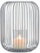 Marrakesch Skandinavische Deko Windlichter Metall Draht & Glas 27cm groß grau | Windlicht Teelichthalter Tesour als Gartendeko & Wohnzimmer Tisch Deko | Exquisite Kerzenständer für Teelichter