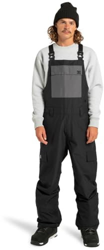 DC Shoes Docile - Bib Snow Pant for Men - Schneelatzhose - Männer - XXL - Schwarz