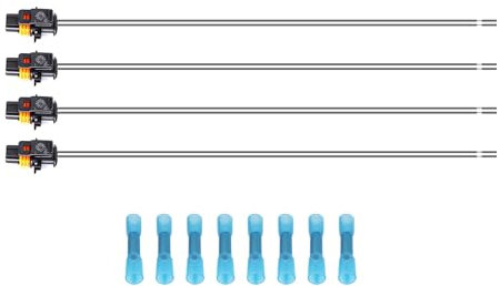 HISports Einspritzdüse Stecker, Common Rail Injektor Kabelbaum Reparatursatz Kompatibel mit Citroën Jumper, FIAT Ducato, B-Max, C-Max
