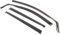 WALSER Premium Auto Windabweiser für VW Golf VII 08/2012-03/2021, Passform Regenabweiser Komplett-Set für vorne und hinten, Auto Windabweiser 4 STK.