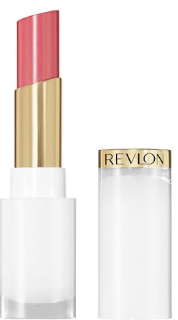 Revlon Super Lustrous Glass Shine Balm, Hydrating Lip Balm with Hyaluronic Acid & Aloe, Sheer Glassy Shine, Girly Swirly