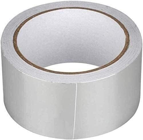 QQYDZSW Nastro adesivo multiuso in alluminio, resistente al calore, per sigillatura ad alte temperature, impermeabile, 4,8 cm x 25 m