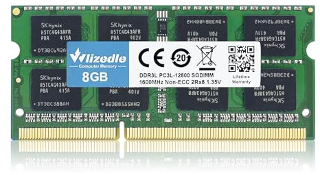 DDR4 2666MHz Laptop Memoria RAM 16GB CL19 SO-DIMM Wlizedle Modulo di Memoria PC4-21300 260-Pin 1.2V Non-ECC 2Rx8 Upgrade Notebook Memory per Computer Portatile, Verde