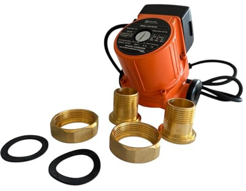 eacommerce - Pompa di Circolazione Riscaldamento per Caldaia | 3 Velocità Regolabili | Motore Asincrono a 2 Poli | Per acqua calda | Uso Domestico e Industriale | 93W 203V 50Hz 1Ph