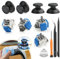 RongZy 4 Pack for PS5 TMR Joysticks Replacement for Play Station 5 PS5 Electromagnetic Stick Controller Accessories with Thumbstick Repair Kit