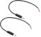 Annlpoy 2 piezas cable jack 3.5 macho cable audio, 25 cm TS 2-pin mono plug, jack plug 3.5, para reparaciones de cables de audio, compatible con altavoces, bocinas PA y equipos de radioaficionados