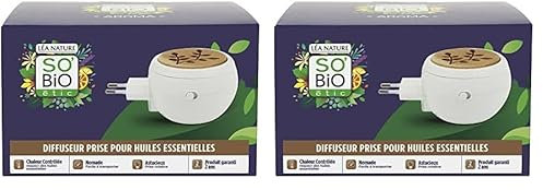 So'Bio étic - Diffuseur d'huiles essentielles - prise murale (Lot de 2)