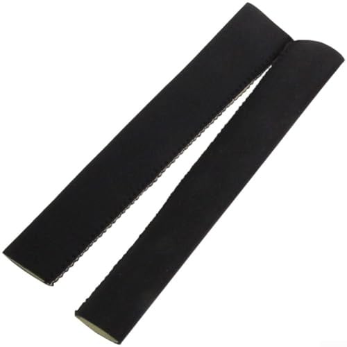 Manchon de protection pour pagaie de kayak avec revêtement antidérapant pour protection de pagaie de canoë, aidant à prévenir les ampoules et l'usure de la pagaie (noir)