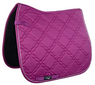HKM Bologna Satteldecken Brombeere One Size, Pony Vielseitigkeit