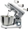 DCG Amasadora planetaria KM1401S amasadora cuenco de acero 4 l con accesorios, color plateado gris 6 velocidades, potencia 600 W.