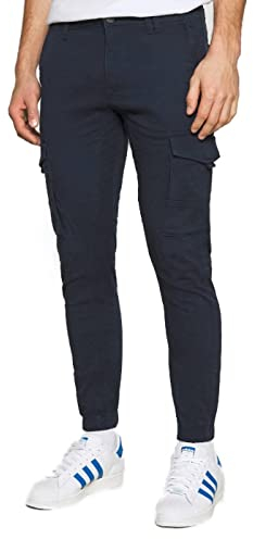 JACK & JONES Cargo Trousers Slim Fit Cargo Trousers Navy Blazer 32 32 Navy Blazer