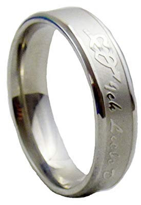 Westernlifestyle Edelstahl Ring Fingerring mit Gravur Ich Liebe Dich (20)