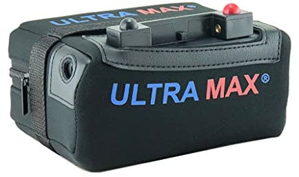 Ultramax 18-27 Hole Lithium Phosphate (LiFePO4) Golf Battery for Motocaddy with a built in USB Port