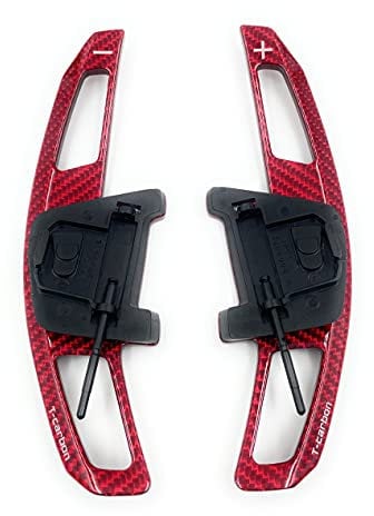 Onwomania Leve del cambio Shift Paddle Interruttore compatibile con Golf 7 GTI R GTD Polo GTI 20 Scirocco FL Carbon Style
